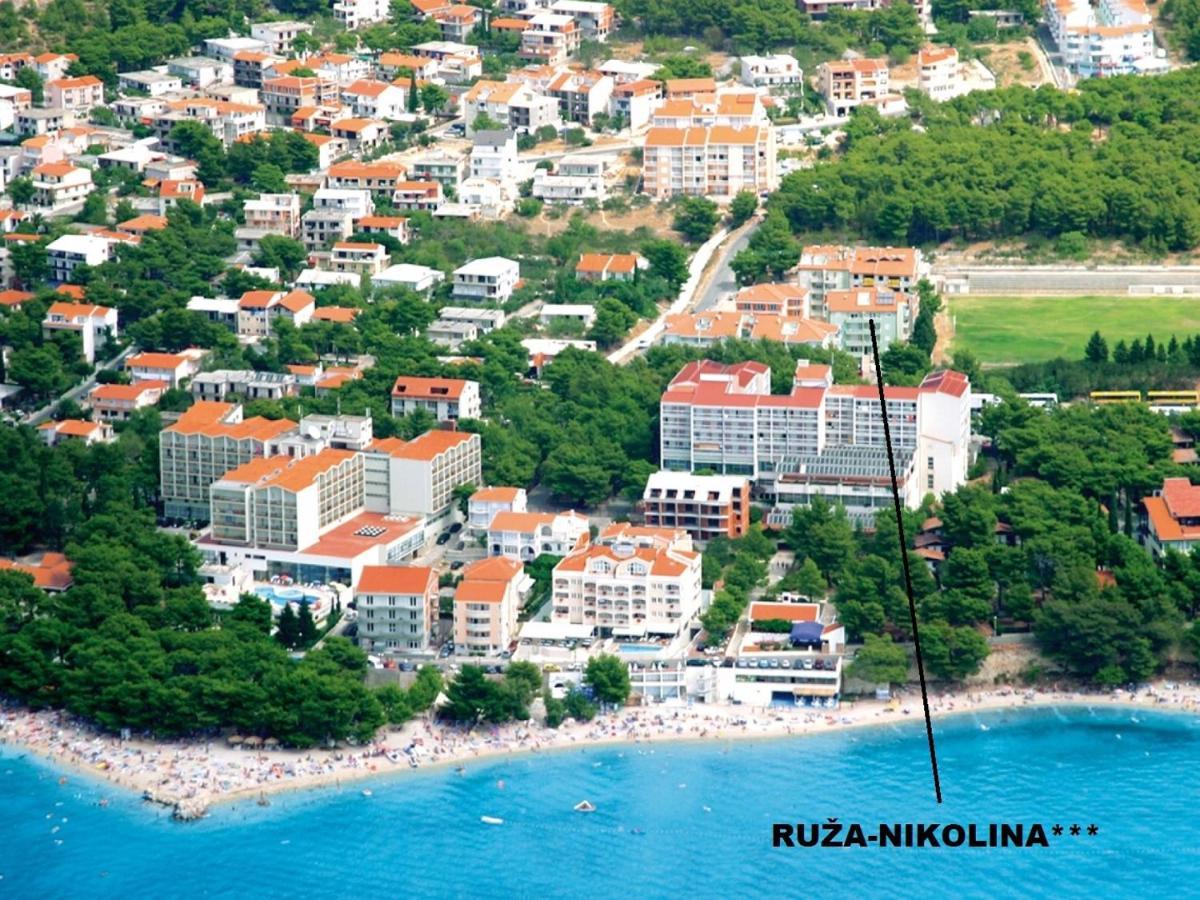 Ruza&Nikolina "1" Apartmani - Baška Voda Dış mekan fotoğraf
