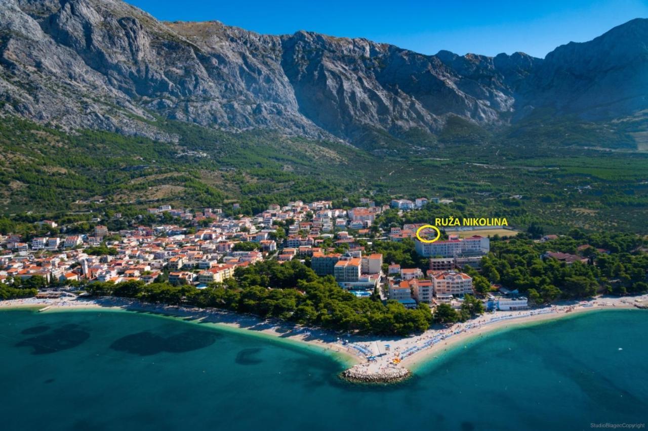 Ruza&Nikolina "1" Apartmani - Baška Voda Dış mekan fotoğraf