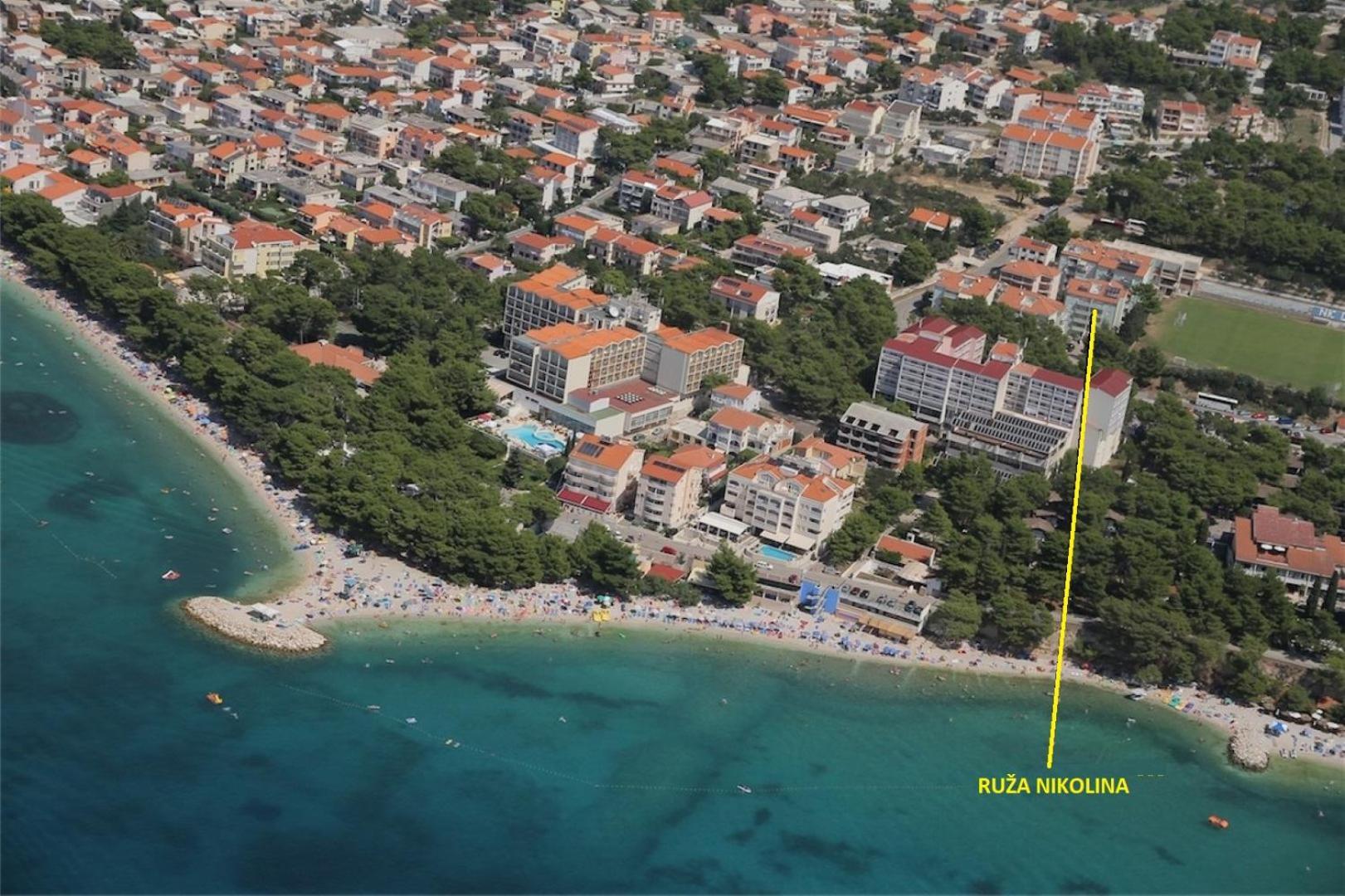 Ruza&Nikolina "1" Apartmani - Baška Voda Dış mekan fotoğraf
